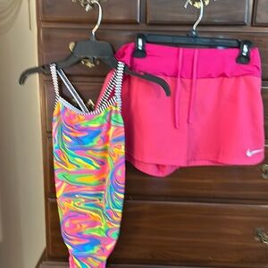 Women’s Dolphin Uglies one piece with matching shorts